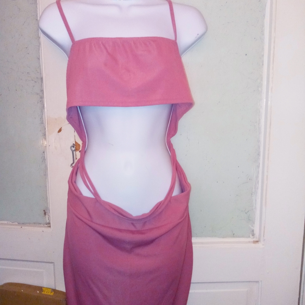 Pink summer dress